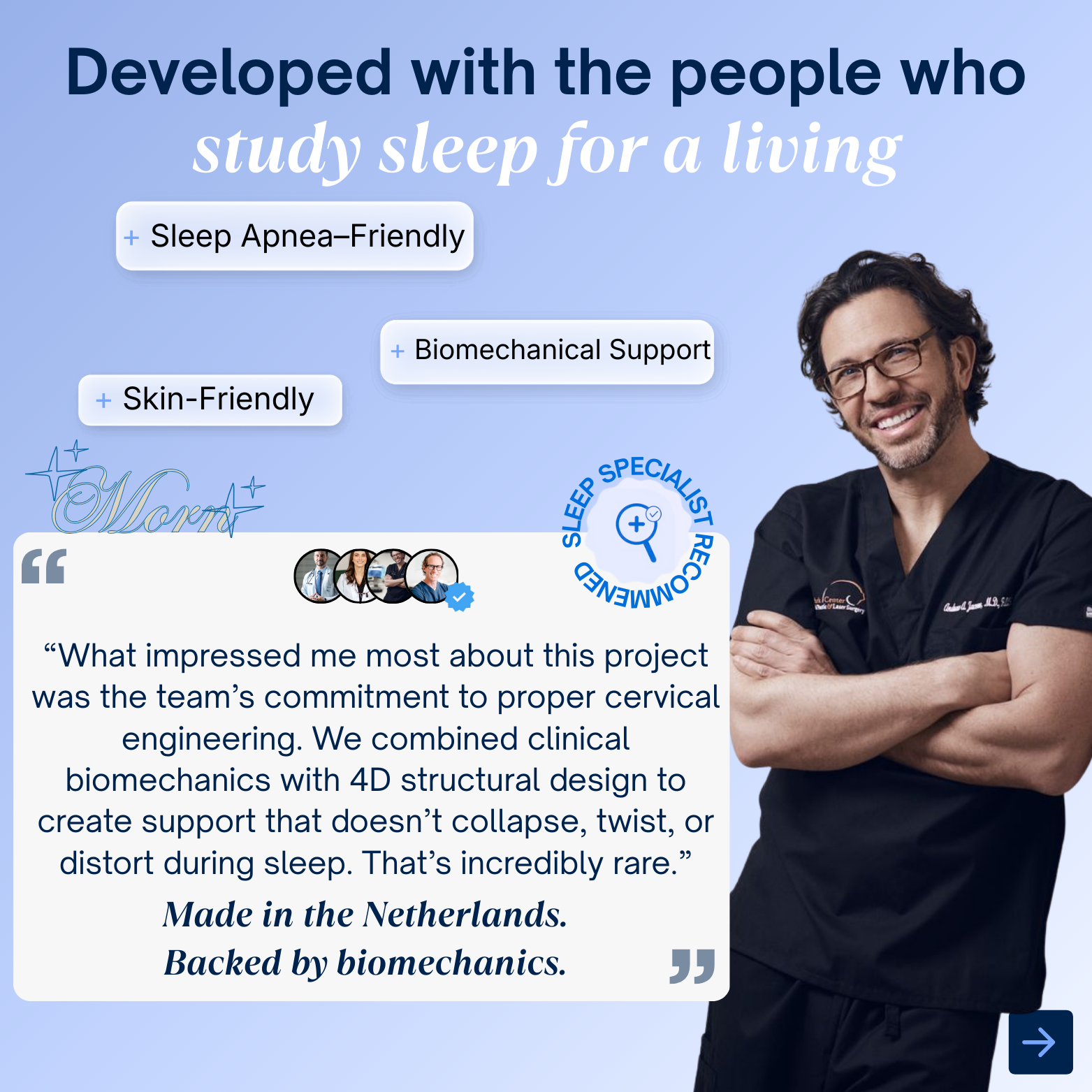 CozyRest™ Ergonomic Pillow