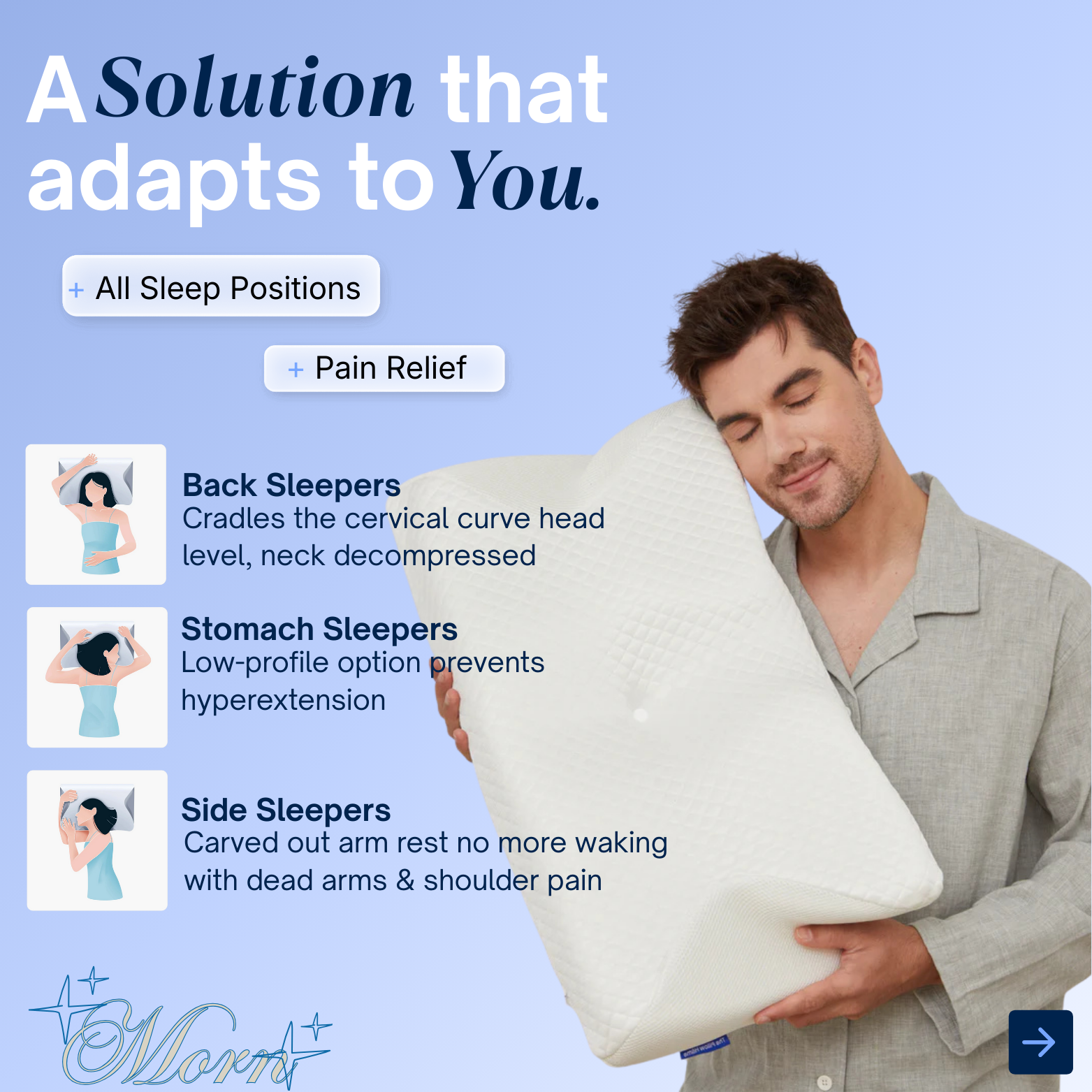 CozyRest™ Ergonomic Pillow